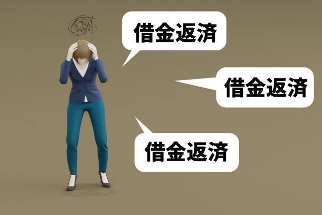 お金を手に頭を抱える。宗像市で債務整理の無料相談が司法書士に可能